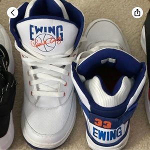 Men’s Patrick Ewing 33 Hi White/Royal/Orange Size 10.5
